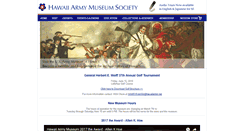 Desktop Screenshot of hiarmymuseumsoc.org